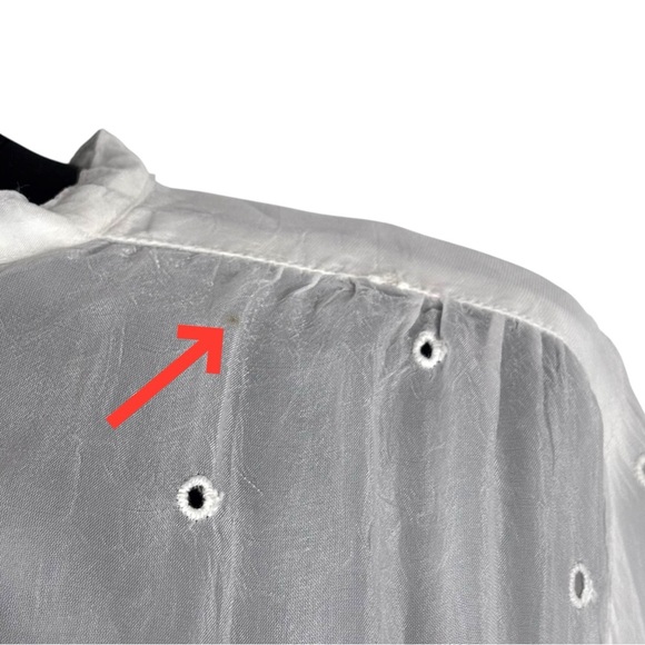 JOHNNY WAS EMBROIDERED EYELET BOHO PULLOVER TUNIC TOP - Picture 13 of 16